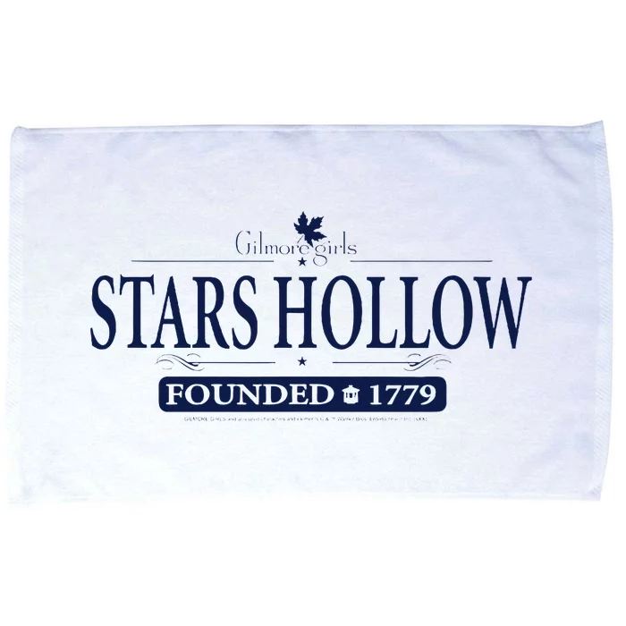 G.I.L.M.O.R.E Girl Stars H.O.L.L.O.W Town Logo Microfiber Hand Towel