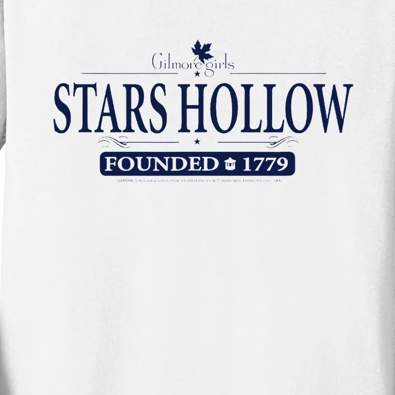 G.I.L.M.O.R.E Girl Stars H.O.L.L.O.W Town Logo Kids Long Sleeve Shirt