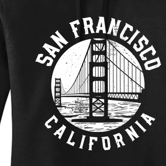 Great Gift San Francisco Gold Gate Bridge Women's Pullover Hoodie