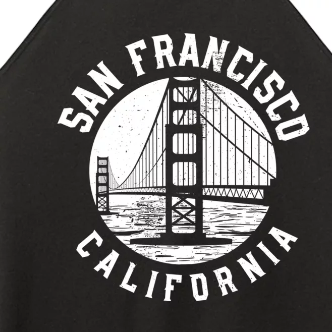 Great Gift San Francisco Gold Gate Bridge Women’s Perfect Tri Rocker Tank