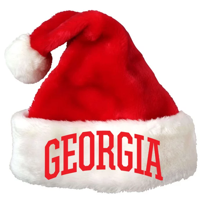 Georgia Georgia Sports Collegestyle T Ga Premium Christmas Santa Hat