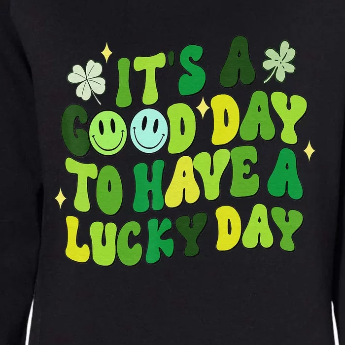 Green Groovy St Patricks Day Party Funny Teacher Womens California Wash Sweatshirt