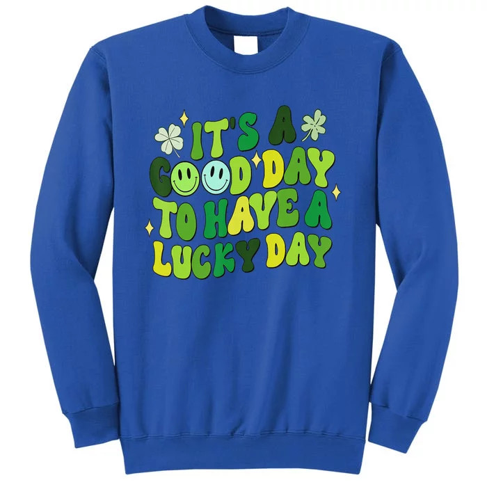 Green Groovy St Patricks Day Party Funny Teacher Sweatshirt