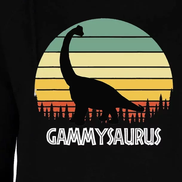 GAMMYSAURUS GAMMY SAURUS GAMMY DINOSAUR Womens Funnel Neck Pullover Hood