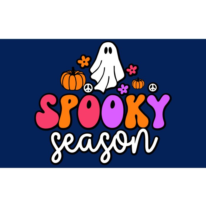 Groovy Ghost Spooky Season Bumper Sticker