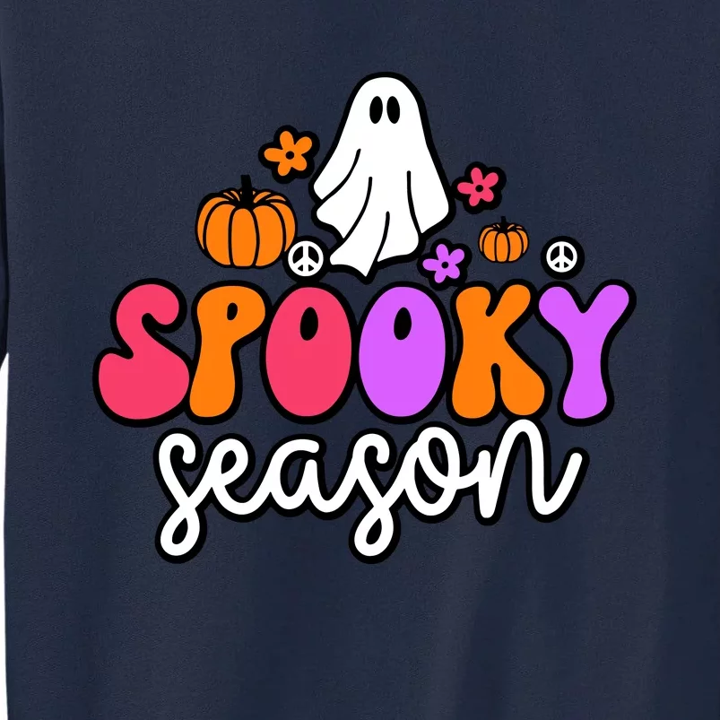 Groovy Ghost Spooky Season Tall Sweatshirt