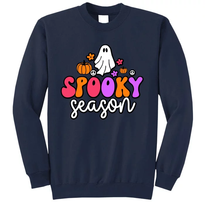 Groovy Ghost Spooky Season Tall Sweatshirt