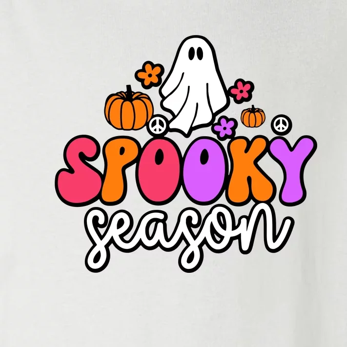 Groovy Ghost Spooky Season Toddler Long Sleeve Shirt