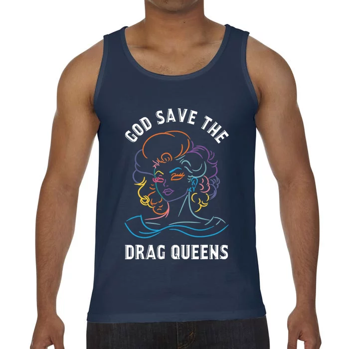 Groovy God Save The Drag Queens Comfort Colors® Tank Top