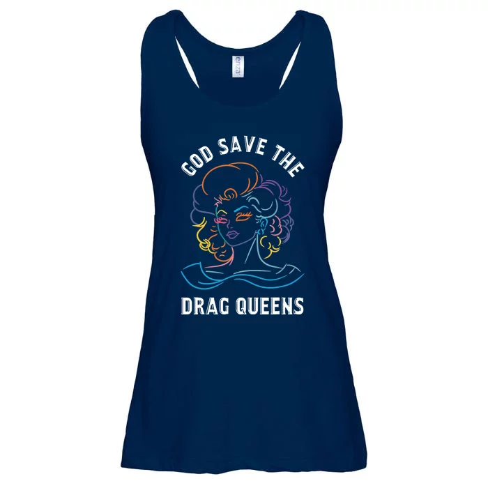 Groovy God Save The Drag Queens Ladies Essential Flowy Tank