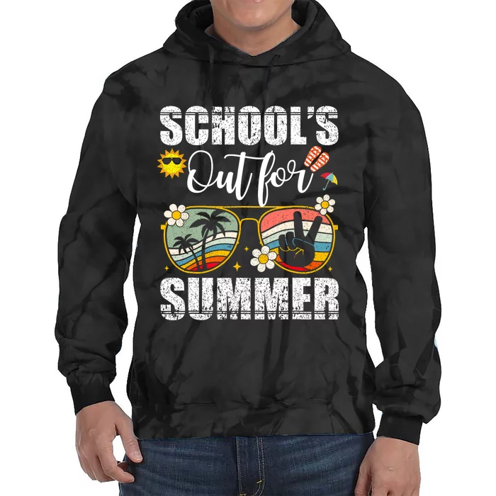 Graduation Gift Schools Out For Summer Students Teacher Tie Dye Hoodie