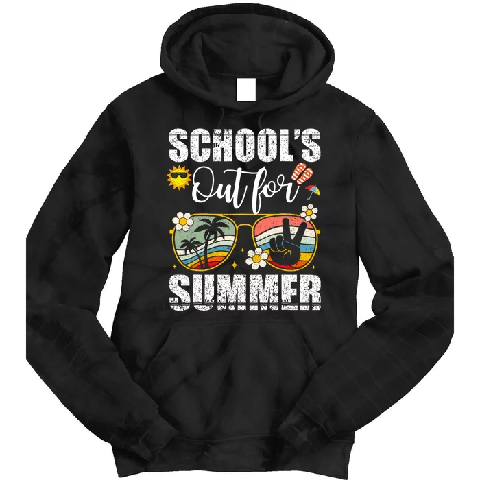 Graduation Gift Schools Out For Summer Students Teacher Tie Dye Hoodie