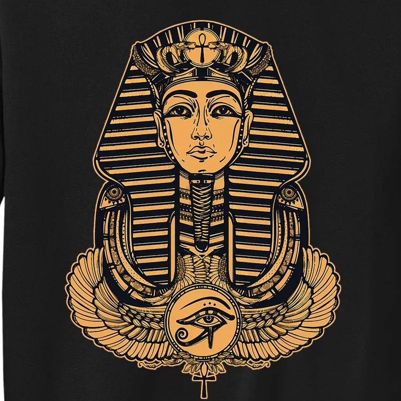 Gold Great Sphinx Drawing Egypt God Pharaoh Sphinx Animal Sweatshirt