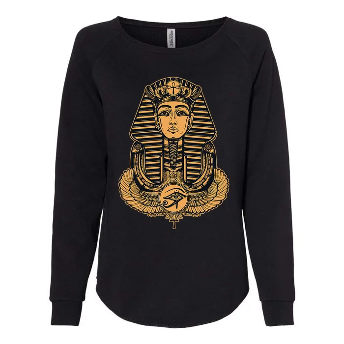 Gold Great Sphinx Drawing Egypt God Pharaoh Sphinx Animal Womens California Wash Sweatshirt