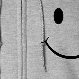 Green Guy Smiley Face Full Zip Hoodie