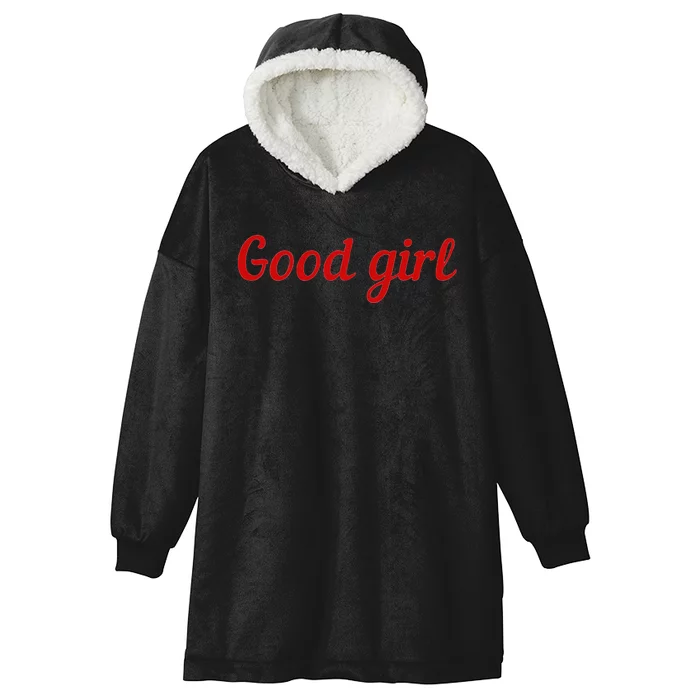 Good Girl Sub Dom Play Submissive Bad Girl Goodgirl Hooded Wearable Blanket