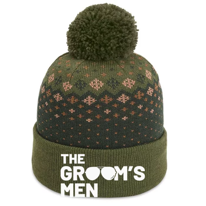 Groomsmen Groom Squat Men Bachelor Supplies Party Wedding The Baniff Cuffed Pom Beanie