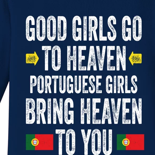 Good Go To Heaven Portuguese Bring Heaven To You Gift Baby Long Sleeve Bodysuit