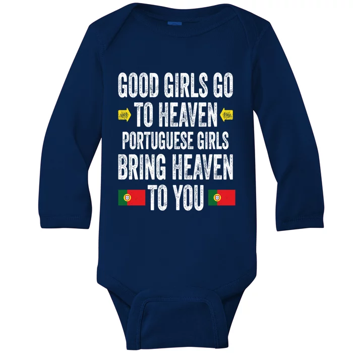 Good Go To Heaven Portuguese Bring Heaven To You Gift Baby Long Sleeve Bodysuit