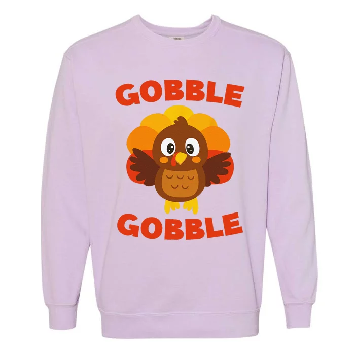 Gobble Gobble Thanksgiving Day Garment-Dyed Sweatshirt