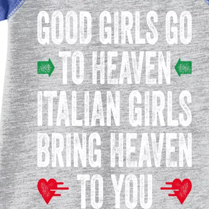 Good Go To Heaven Italian Bring Heaven To You Gift Infant Baby Jersey Bodysuit