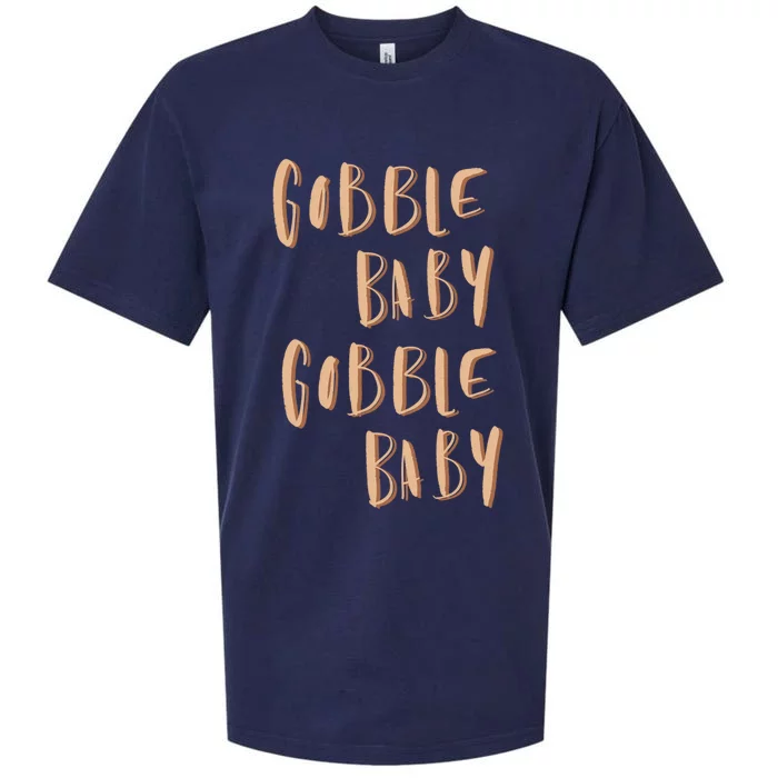 Gobble Gobble Thanksgiving Wobble Gift Sueded Cloud Jersey T-Shirt