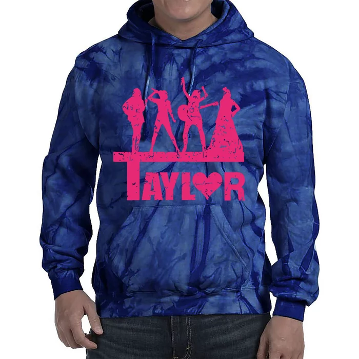 Girl Groovy Taylor 80s Vintage Tie Dye Hoodie