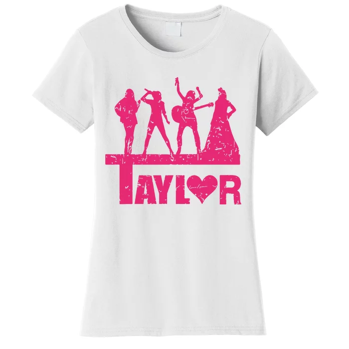 Girl Groovy Taylor 80s Vintage Women's T-Shirt