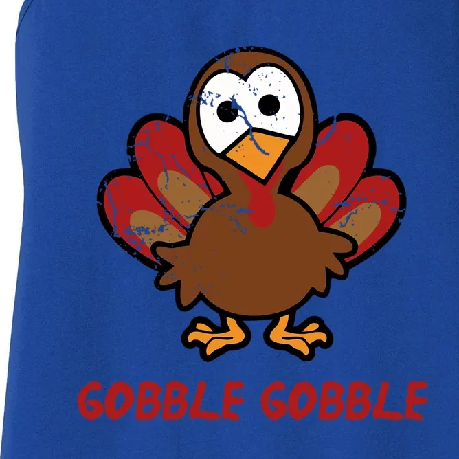 Gobble Gobble Turkey Thanksgiving Dinner Gift Gift Women's Racerback Tank