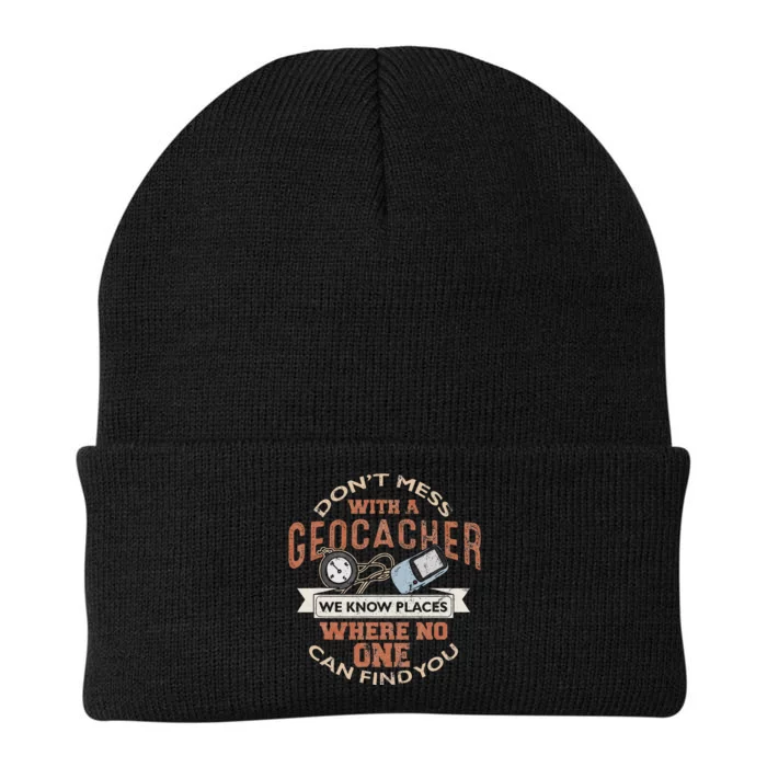 Geocache Geocaching Treasure Hunt Knit Cap Winter Beanie