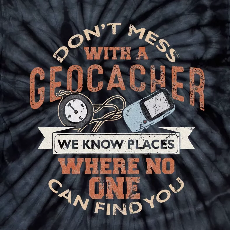 Geocache Geocaching Treasure Hunt Tie-Dye T-Shirt