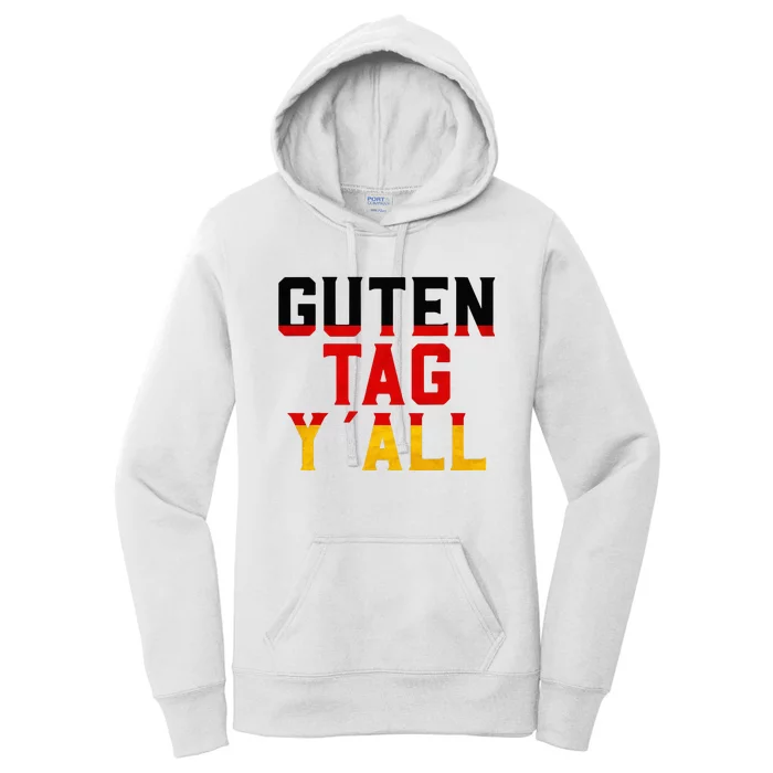 German Guten Tag Germany funny city Women's Pullover Hoodie