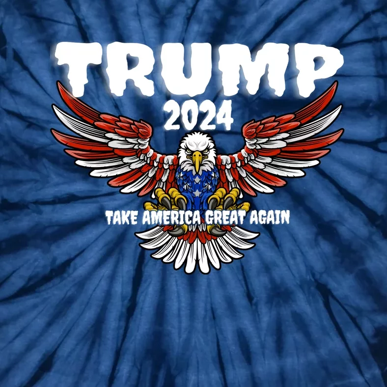 Great Gift Trump 2024 Take America Great Again Tie-Dye T-Shirt