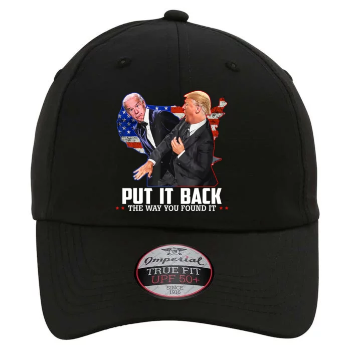 Great Gift Trump Slap Anti Biden Patriots Patriotic American Flag The Original Performance Cap