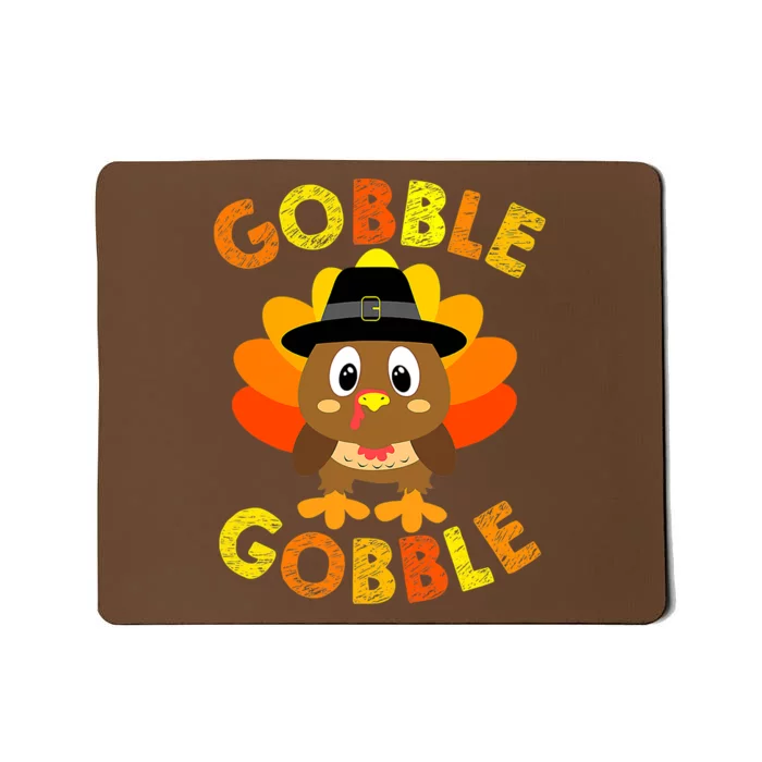 Gobble Gobble Turkey Baby Outfit Thanksgiving Gifts Mousepad