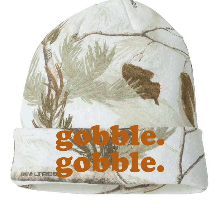 Gobble Gobble Thanksgiving Turkey Holiday Kati - 12in Camo Beanie