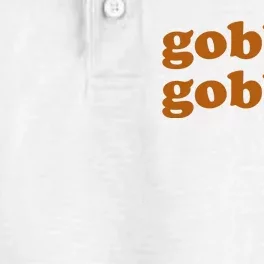 Gobble Gobble Thanksgiving Turkey Holiday Dry Zone Grid Performance Polo