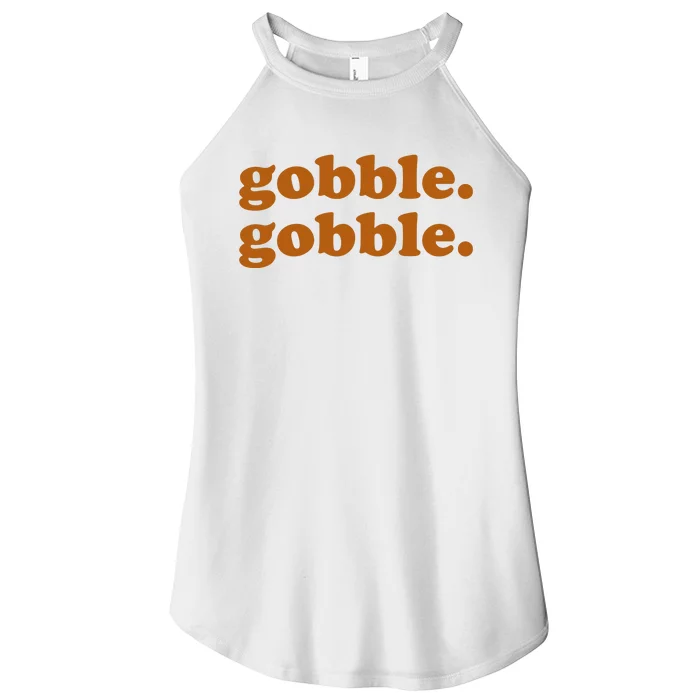 Gobble Gobble Thanksgiving Turkey Holiday Women’s Perfect Tri Rocker Tank