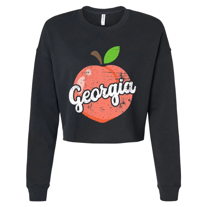 Georgia Georgia Touris Georgia Lover Cropped Pullover Crew