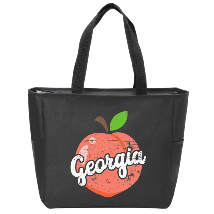 Georgia Georgia Touris Georgia Lover Zip Tote Bag