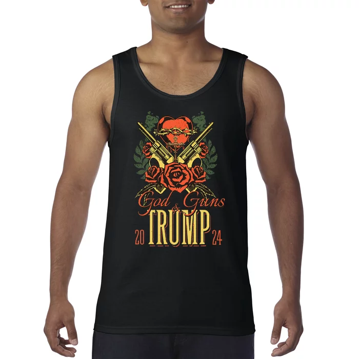 God Guns & Trump 2024 2a Support Tank Top