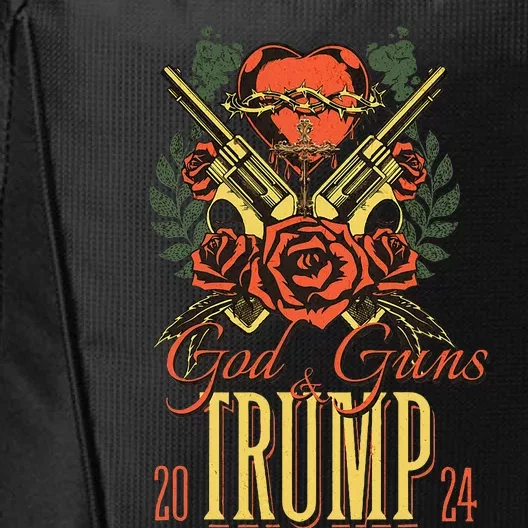 God Guns & Trump 2024 2a Support City Backpack