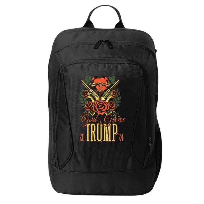 God Guns & Trump 2024 2a Support City Backpack