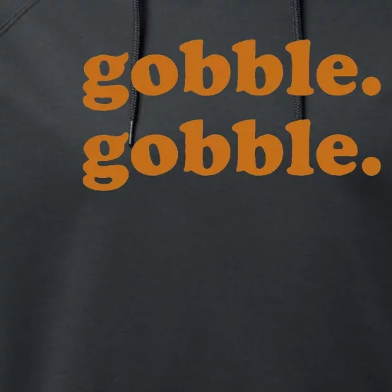 Gobble Gobble Turkey Trot Performance Fleece Hoodie