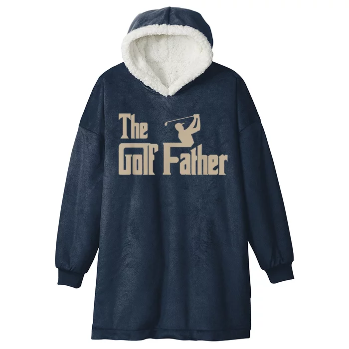 Golf Gifts The Golf Father Men Golfing Tee Hooded Wearable Blanket