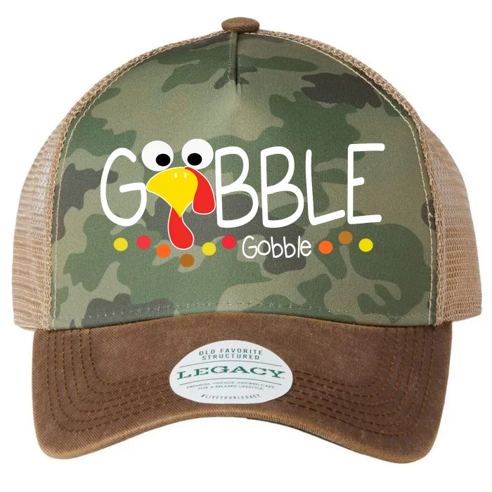 Gobble Gobble Thanksgiving Turkey Festive Legacy Tie Dye Trucker Hat