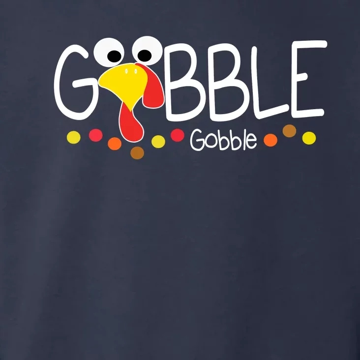 Gobble Gobble Thanksgiving Turkey Festive Toddler Hoodie