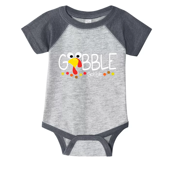 Gobble Gobble Thanksgiving Turkey Festive Infant Baby Jersey Bodysuit