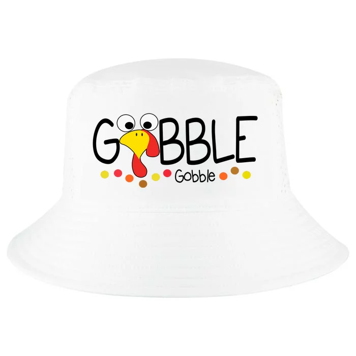 Gobble Gobble Thanksgiving Turkey Festive Cool Comfort Performance Bucket Hat