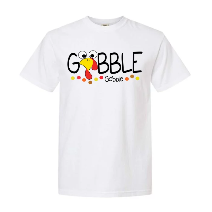 Gobble Gobble Thanksgiving Turkey Festive Garment-Dyed Heavyweight T-Shirt